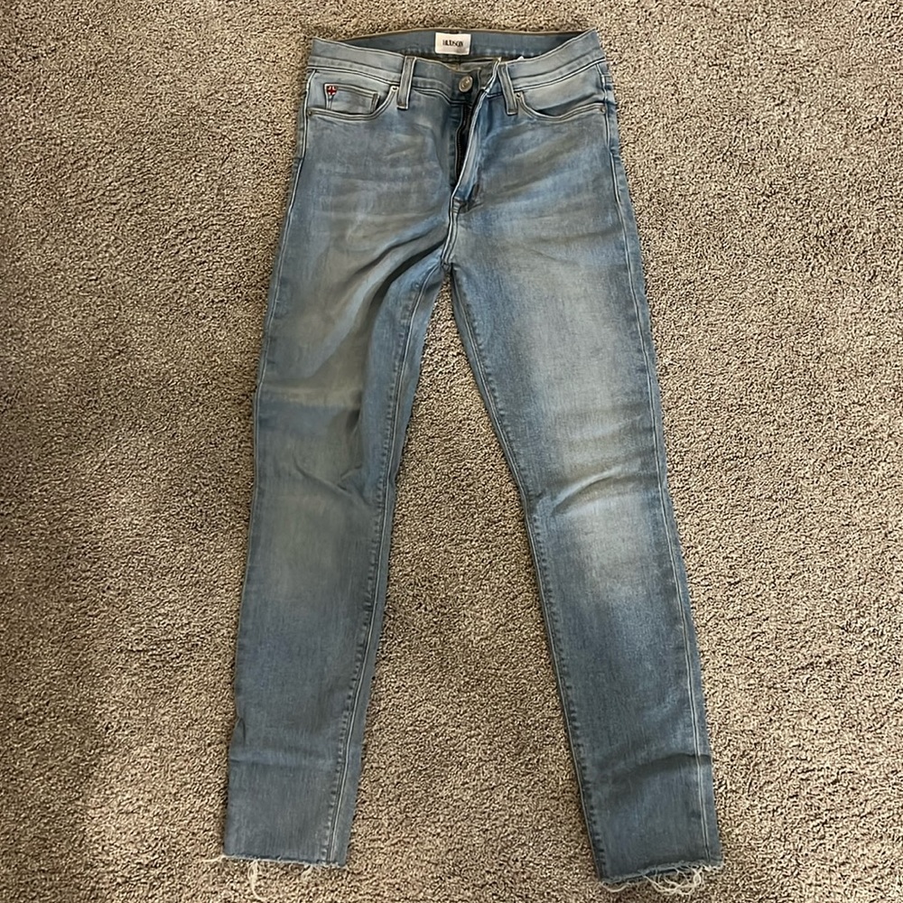 Hudson super skinny high waist Blair jeans in Amour wash size 27